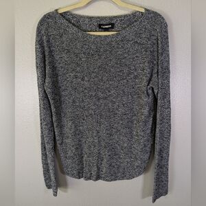 Express NWT gray wide neck sweater super soft size M